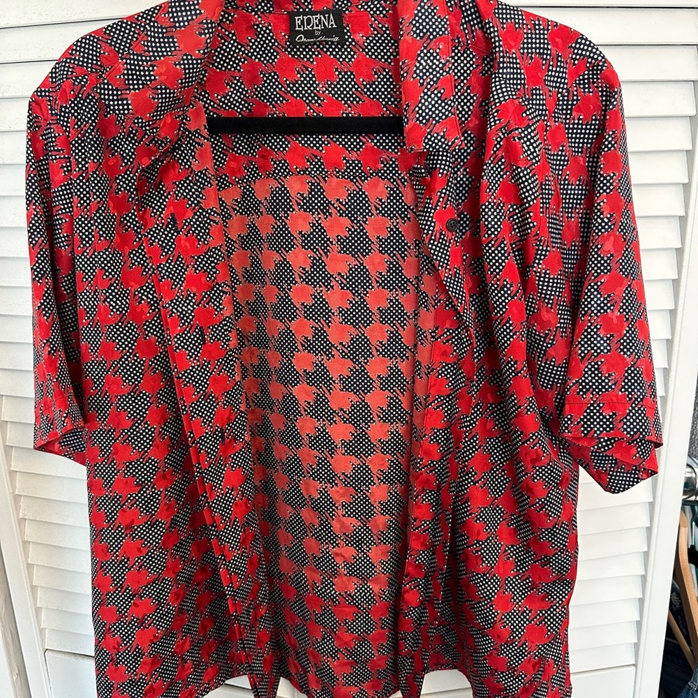 Vintage 80s Erena by Irene Koenig Button Up